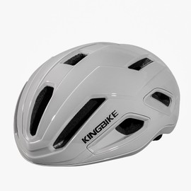 KINGBIKE Bike Helmet Adult Men Bicycle Helmets for Men Road Bike Helmet Cascos para Bicicletas Mens Bike Helmet Aero Bike (Gray Glossy)