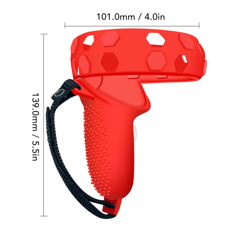 Controller Grip Cover Silicone VR Handle Protective Sleeve Anti Throw