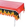 Fire Heroes Disposable Tablecloth - Fire Plastic Table Cover 9