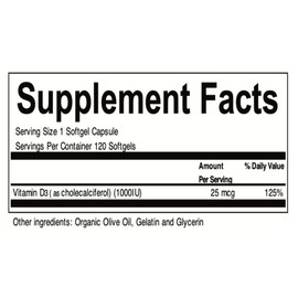 Targetage D Perfect Contains Vitamin D3, in The Form of Cholecalciferol, and Organic Olive Oil.