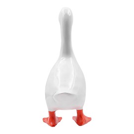 ANCLLO Goose Magnetic Key Holder Resin Goose Shape Statue Key Holder Magnetic Tool Holder Home Decoration Cute Animal Figurines Keys Holder for Keys Glasses Bells