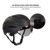 Smart Bicycle Helmet 4K HD Camera Magnetic Goggles Emergency Storage