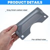 4 PCS Door Latch Guard Plate, 3 X 7'' Door