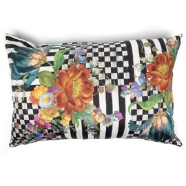 MACKENZIE-CHILDS Courtly Flower Market Lumbar Pillow