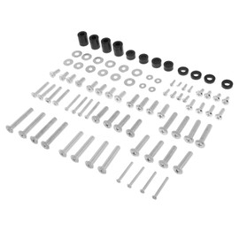 DOITOOL 88pcs Tv Bracket Mount Screw Kit Complete Installation Hardware for Wall Mounting Compatible Various to Install Heavy Duty Home and Office
