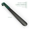 Gukeniu 16.5 Inch Long Handle Shoe Horn for Seniors Men