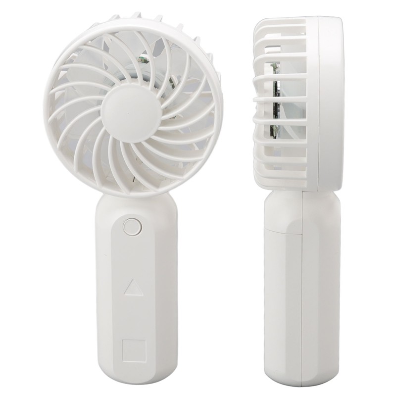 Handheld Fan 5V 3 Levels Wind Adjustment USB Charging Grille