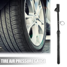 X AUTOHAUX 2pcs 10-150PSI Dual Head Truck Tyre Tire Air Pressure Gauge Black