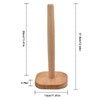 Kitchen Roll Holder, Freestanding Wooden Kitchen Roll Stand, Non-Slip Paper