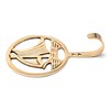 NKlaus Maritime hook boat made of brass gold, 8.5 x