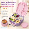 Bento Box for Kids,Leak-Proof Lunch Container with 9oz Insulated Food