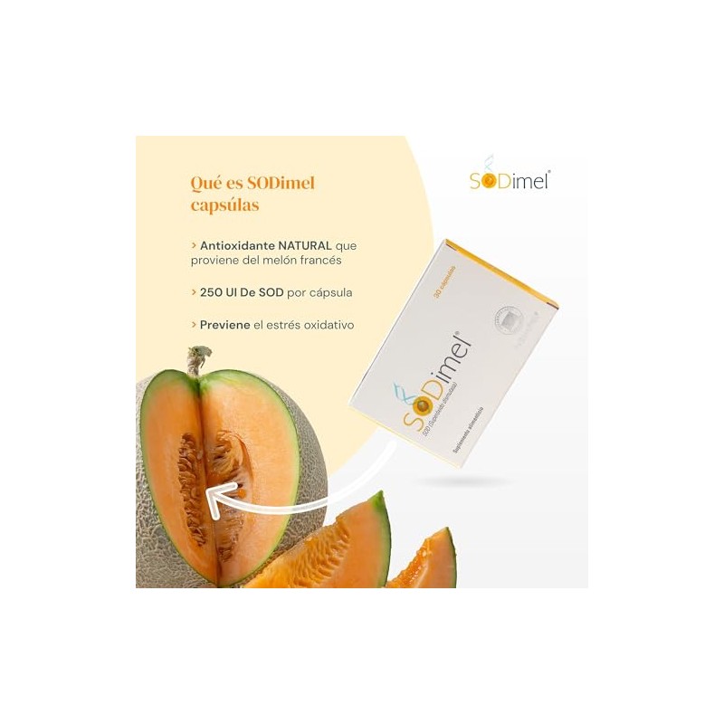 Sodimel Antioxidante SOD 30 Cápsulas