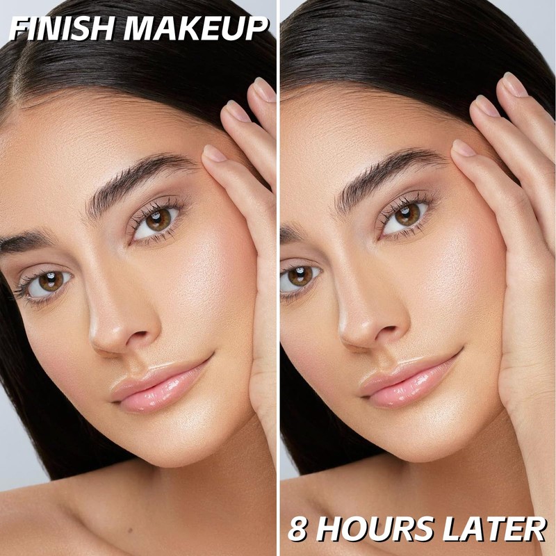 GEUUFEA Creamy Concealer & Foundation Stick, Full Coverage Makeup Stick