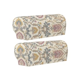 Qehuruxo Floral Print Chair Arm Rest Covers Set of 2 Waterproof Anti-Slip Couch Armrest Covers Sofa Arm Covers Recliner Protector Covers Arm Rest Cover for Women