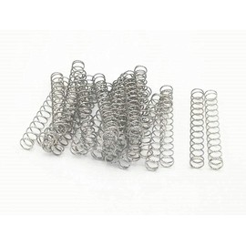 40 pcs Stainless Steel Compression Spring Extension Sturdy Assortment 1.6'' Length x 0.22'' OD x 0.02'' Wide Diameter
