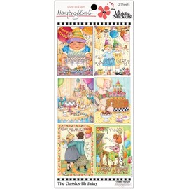 Mary Engelbreit Mary's Classics Birthday Stickers by Violette Stickers