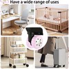 CJKDXDH Silicone Luggage Wheel Covers, 8 Pcs Anti Noise Wear-Resistant