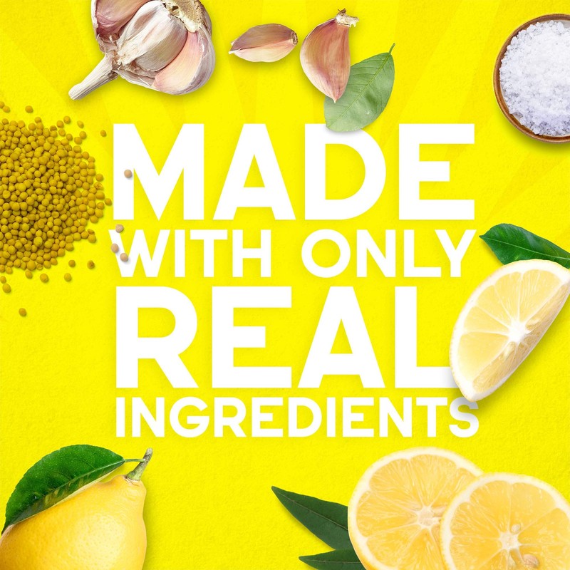 Tessemae's Organic Lemon Garlic Dressing and Marinade, Whole30 Certified, Keto
