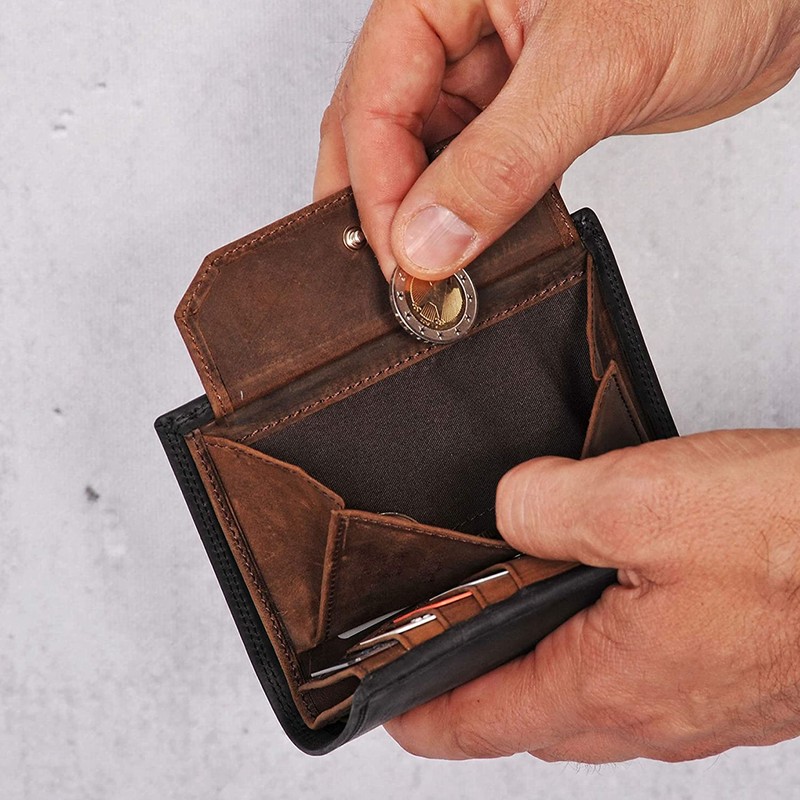 Donbolso Vienna I Large Leather Wallet for Men with RFID