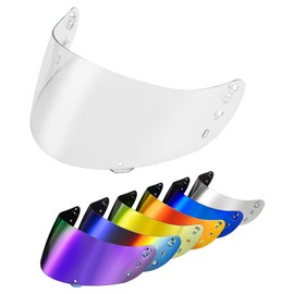 PSLER Icon Ic04 Visor - Icon Ic-04 Airframe Pro/Airmada/Airform Visor Motorcycle Face Shield UV Protection Helmet Tinted Visor Replacement for Ic04,Transparent