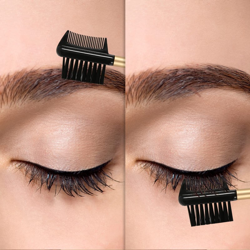 DUcare X1-13 Eyebrow Brush & Comb, Eyebrow Brush, Eyebrow Comb,