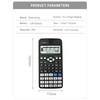 FX-991EX Scientific Calculator Multifunction Scientific Calculator 552 Functions 10+2 Displays
