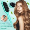 Curling Brush for Defined Curls - Antistatic Styling Brush with