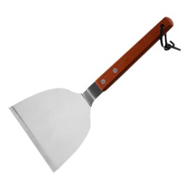 Unomor Cooking Spatula Grill for Camping The Egg Grill Steak Shovel The Grate Grill Scraper Pancake Spatula Handle Spatula Turner Pie Shovel Pastry Scraper Camping Griddle Stainless Steel