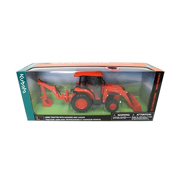 Kubota 1/18th L6060 with Loader and Backhoe