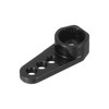 QUARKZMAN Aluminium Alloy 1/18 25t Steering Servo Arm Horn Black