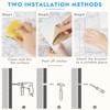 ZIOZERTT 5PCS Drip Tray Wall Mount Soap Dispenser Bracket, Laundry