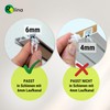 Rollina X-Glider Curtain Hooks for Rails with 6 mm Inner