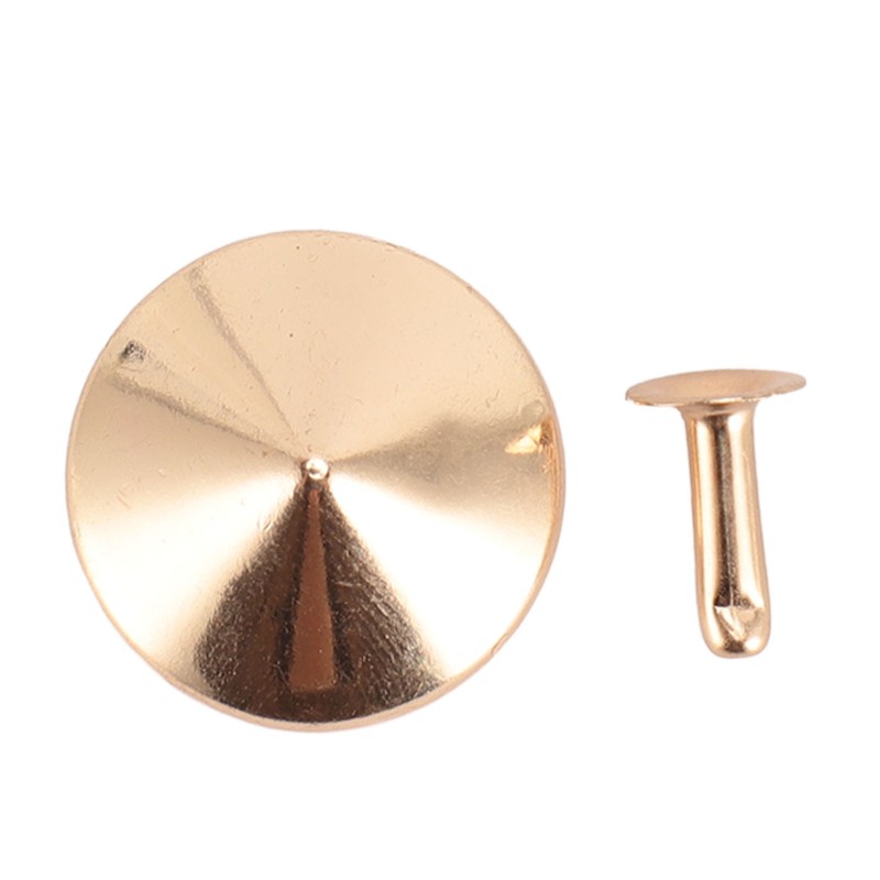 100pcs Mushroom Rivets Multipurpose Double Cap Mushroom Rivets for Belts