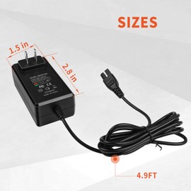 2-Pin 16.8v Power Adapter Charger for Aiper Scuba S1 Cordless Automatic Wall Mounted Pool Cleaning Robot Charger for Aiper Scuba S1 E1 14.4V Li-Ion Battery Robot Pool Vacuum Cleaner