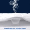 MUXHOMO 2 Pack King Size Mattress Protector, 100% Waterproof Quilted