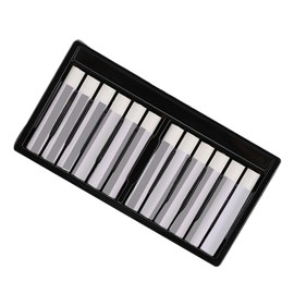 Asixxsix Pasteles al óleo, 12PCS White Oil Paintstik Fácil de Colorear Pintura al óleo Palo Resistente al Desgaste Herramienta de Pintura de los niños Suministro de Arte para Principiantes