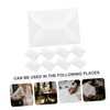 Pack of 10 Envelopes Transparent Envelopes Parchment Envelopes 5 x