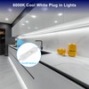 maylit Under Cabinet Strip Lighting Plug in 48in, Ultra Bright