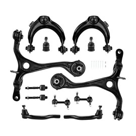 MARSFLUX Front Upper Lower Control Arms, Front Upper Lower Control Arm Tie Rod Sway Bar Replacement for 2003-2007 Accord Replace K90457, K90456, EV80210, 51210SDAA01, 51210SDAA02, 51215SDAA02