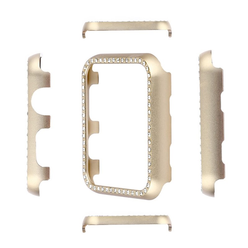 Gatuida 3pcs Square Diamond Aluminium Alloy Protective Case for Watch