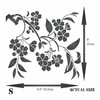 Cherry Blossom Stencil 6.5 x 6 Inch (S) - Japanese