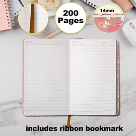 CFGBFDGH Vintage Floral Bible Notebooks for Note Taking, Inspirational Wide Ruled Composition Notebook Travel Journal, 200 Pages A5 Hard Shell Note Book Diary for Writing & Work, Christian Gifts