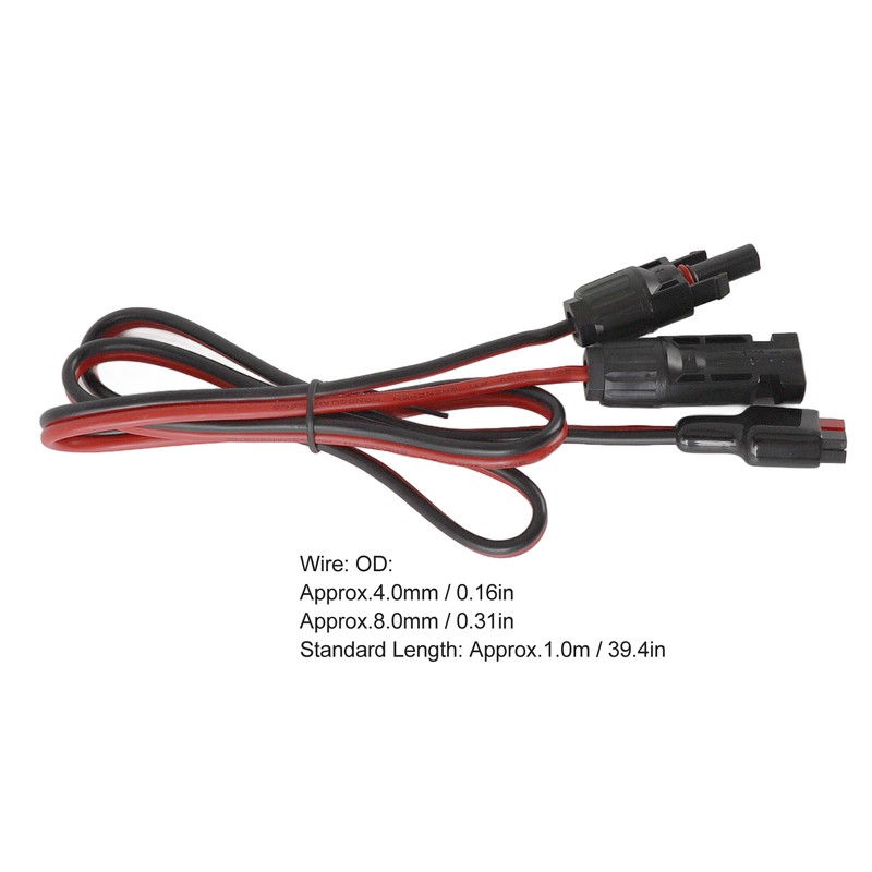 Solar to 30A Copper Mobile Energy Storage Battery Adapter Cable