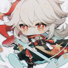 Cute Impact Gen shin Acrylic Keychains Pendant Hanging Ornament, Kaedehara Kazuha, One Size