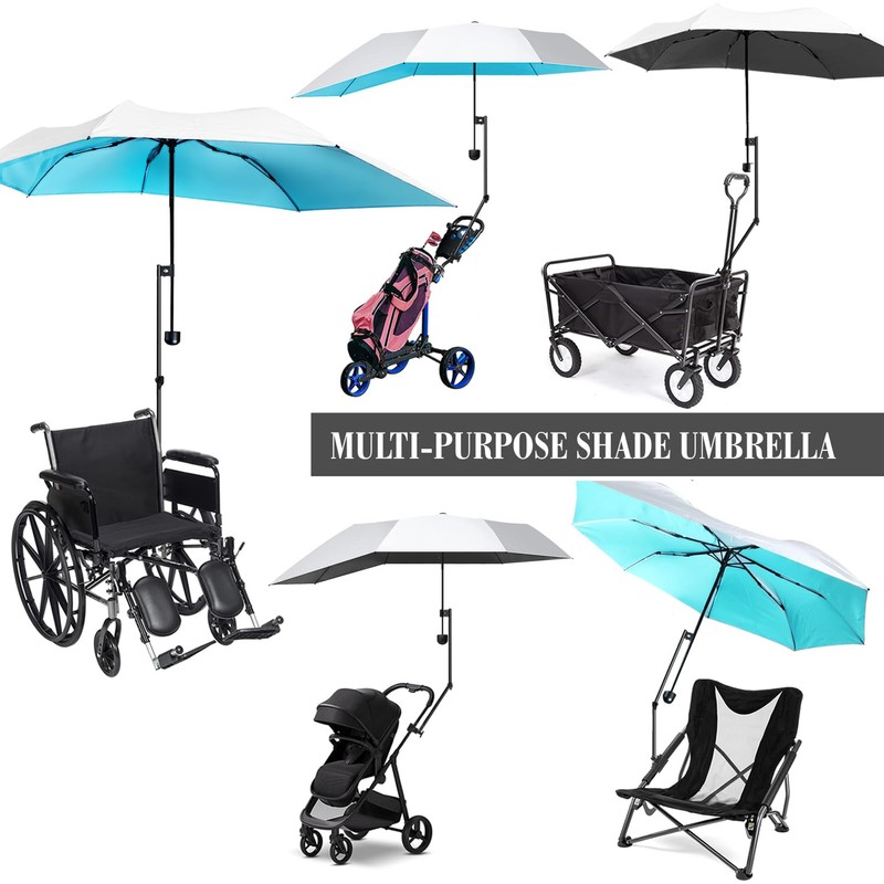 DUOUPA UPF 50+ Beach Umbrella/Sun Shade - Portable Umbrella for