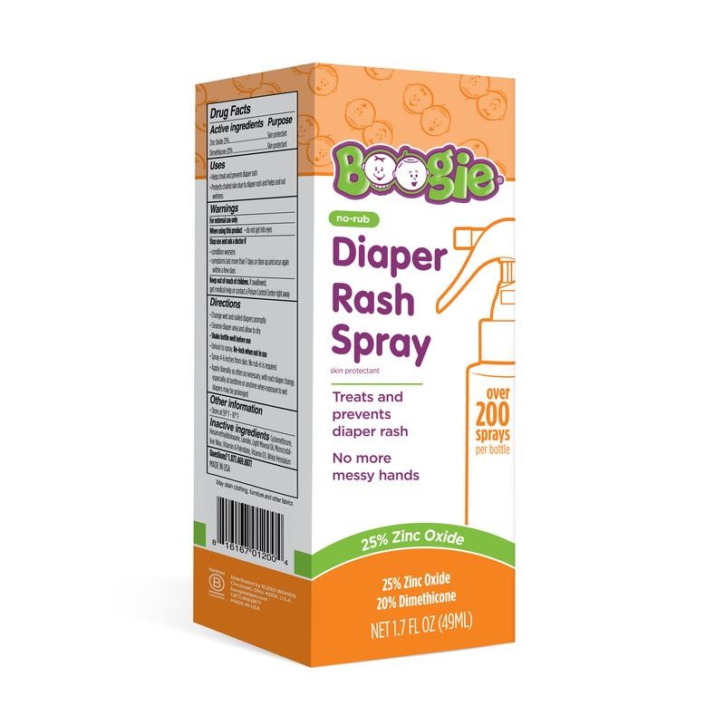 Boogie No-Rub Diaper Rash Spray – Mess-Free Diaper Rash Treatment