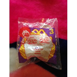 Mcdonalds Happy Meal Mulan #3 Khan Spinning Top