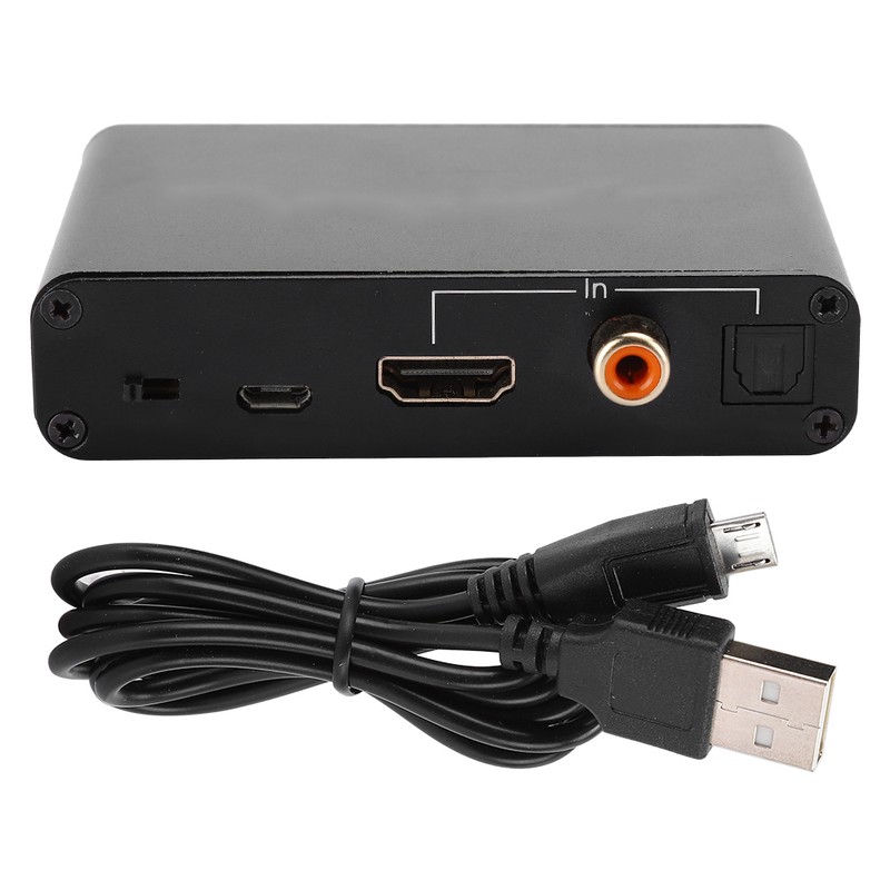 HDMI Audio Return Optical Coaxial Digital to Analog DAC Converter