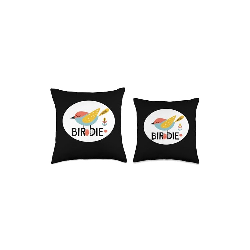 Colorful Birdie Speech Costume Throw Pillow