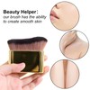 FUZVOL Tanning brush,Self Tan Brush,Blending Buffing Stippling Foundation Brush,Liquid Powder